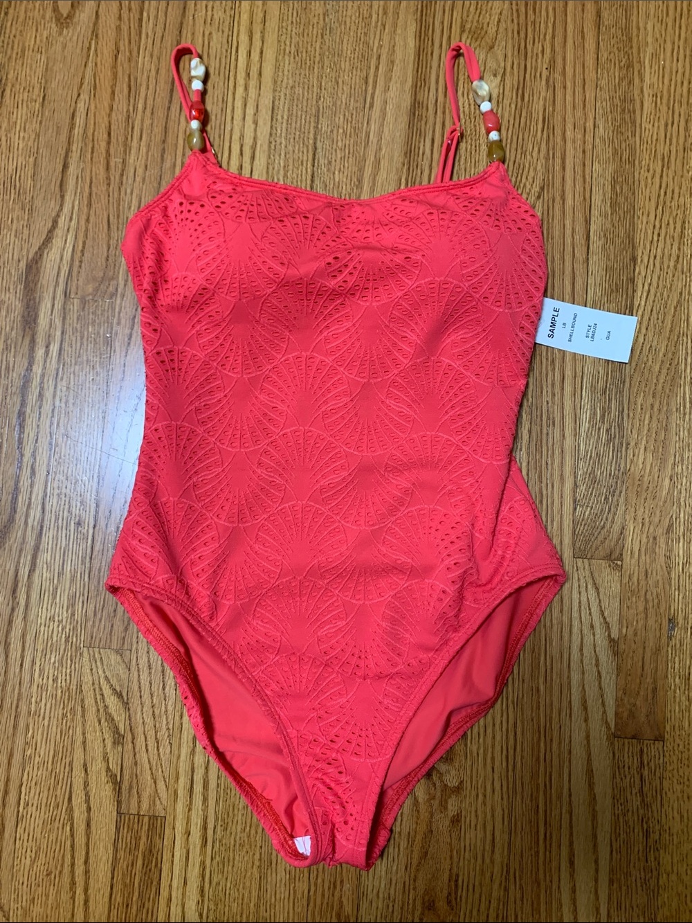 La Blanca swimsuit - guava pink shellbound lingerie mio one piece bathing suit 6